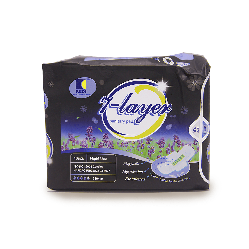 透明背景 夜用7layer包装 1000 1000 Png Kedi Healthcare Ind Nig Ltd