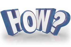 How Word Asking Question Mark 3D Seeking Answer The word How and question mark in 3d red letters seeking an answer or explanation to a mystery