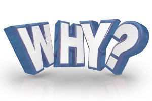 Why Word 3D Letters Question Mark The word Why in red 3D letters and a question mark to ask the reason or origin behind something and expressing curiosity for an answer
